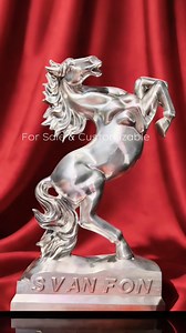 CNC machined horse statue. Available now – custom orders welcome. #CNCMachining #CNCArt #PrecisionMachining #MetalFabrication #MetalCraft #CustomMetalwork #MachineShop #DecorativeMetal #MetalDecor #CNCfabrication #IndustrialArt #MetalSculptureArt #CNCdecor #ForSale #SVANFON | Svanfon MicroMech