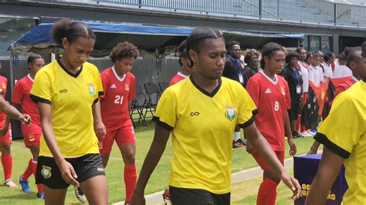 Papua New Guinea 🇵🇬 and Vanuatu 🇻🇺 take the field at 4R Stadium at Govind Park in Ba for the opening Group B fixture of the FIFA Women's World Cup-Oceania Qualifiers. | Fiji Football Association