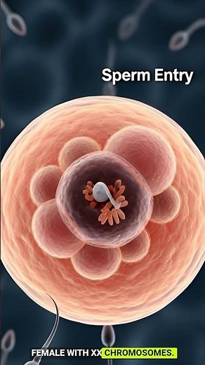How a Baby’s Gender is Decided | X vs Y Sperm Explained in 3D Anatomy