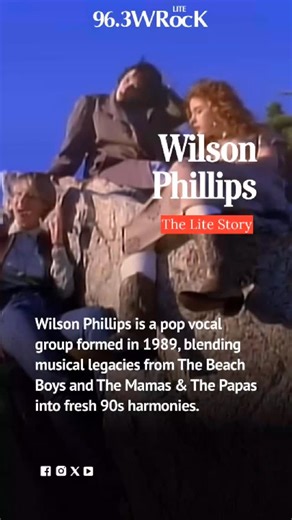 2.2K reactions · 56 comments | Formed in 1989, Wilson Phillips is a powerhouse trio born from legendary rock families. Their debut album gave us unforgettable hits like 'Hold On,' echoing hope and harmony. Here's a glimpse into their LITE story. #963WRocK #WithYouAt32 #TheLiteStory | 96.3 WRocK | Facebook