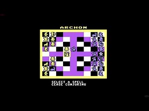 Archon on C64 - two player fantasy chess-like game