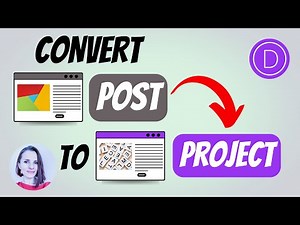 Change a Page to a Post or a Post to a Project in WordPress Divi Theme