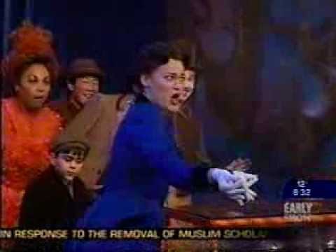 Broadway cast of Mary Poppins performs "Supercalifragilisticexpialidocious"