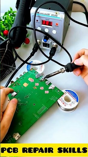 PCB Board Repair & Soldering | Satisfying Electronics Technician Skills #soldering #diytech #diy