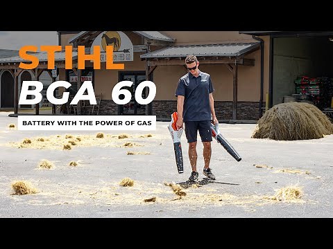 STIHL BGA60 vs BGA 57 - Battery Handheld Blower BATTLE!