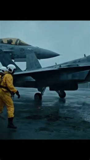 Jet Slides Off Aircraft Carrier Deck in Rough Seas 🌊✈️