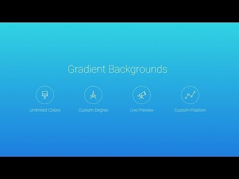 WordPress Gradient Backgrounds