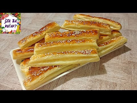 Lisnati štapići - NAJBOLJE i NAJBRŽE lisnato testo