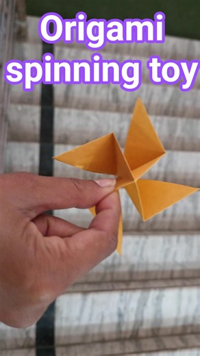 Easy Origami Spinner Tutorial 🌀 | DIY Paper Fidget Toy in Minutes