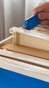 Introducing the Compact Hive Tool. Just insert your J-hook and lift frames with ease. We’re giving them away at our booth at NAHBE this year… don’t miss out! | Bee Smart Designs