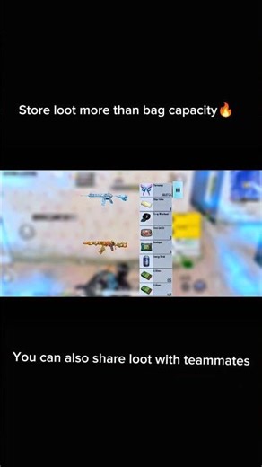 🔴Store loot more than bag capacity #bgmi #pubg