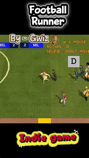 Football Streaker Simulator Indie Game By GWiz made with unity engine