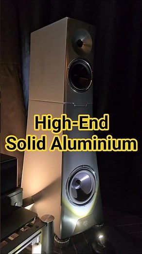 High-End Speakers Aluminium YG Acoustic Hailey New Modern Audiophile CONSTRUCTION