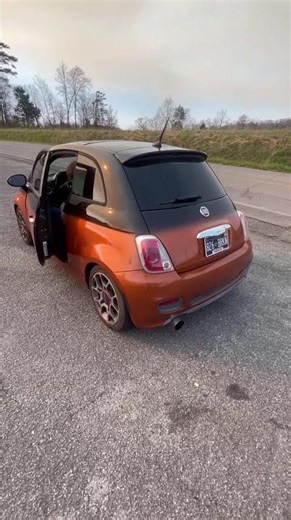 2013 fiat 500 sport with a magnaflow catback