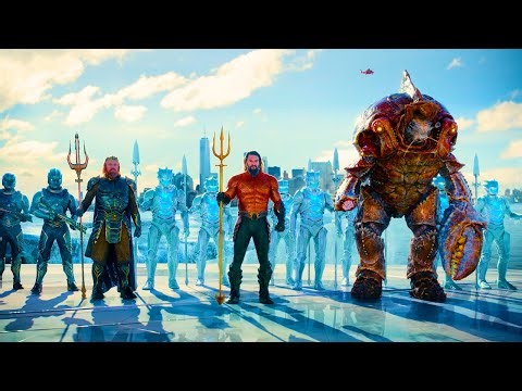 Aquaman Reveals The Kingdom of Atlantis to the World and Unites to Defeat All Common Enemies