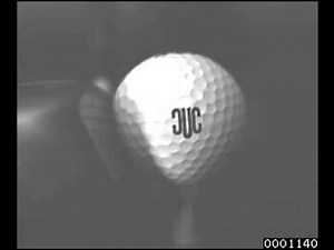 Golf ball impact (Recording speed: 100,000 fps)