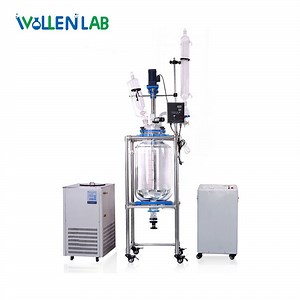 [Hot Item] S-20L 20L Jacketed Glass Vessel Reactor Polymerization Tank Vacuum Chemical Agitator