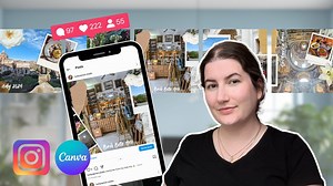 Create an Easy Collage Carousel Post for Instagram with Canva | Rebecca Wilson | Skillshare