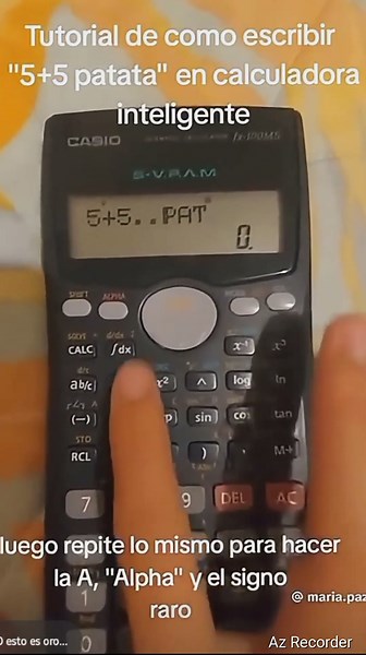 como hacer el 5+5 patata en una calculadora