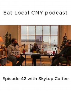 Check out episode 42 of the Eat Local CNY podcast with guests Aaron and Serena from Skytop Coffee. Find the full episode here: linktr.ee/eatlocalcny | Eat Local New York | Facebook