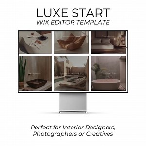 Wix Website Template for Interior Designers, Small Businesses, Creatives, Minimalist Design, Wix Editor Website Template - Etsy UK