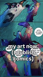my art then 🕰️ vs now ⏰!!