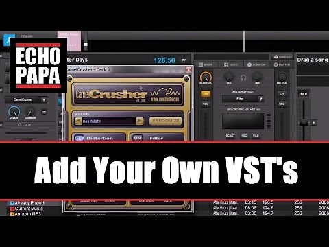 Virtual DJ 8: Add Your Own VST Effects