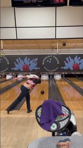 Robby Shine shoots a 300 in the Sunday Morning Trios Invitational League at Homefield Bowl.