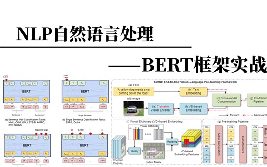 NLP自然语言处理——BERT框架实战！绝对是我看过最通透的讲解【NLP自然语言处理通用框架BERT原理解读】同济大学AI博士带你1小时了解NLP自然语言处理！