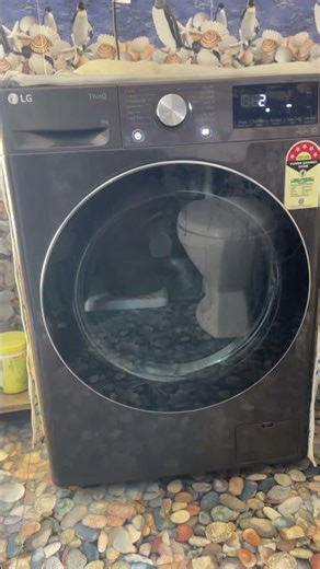 Lg front load Washing Mashine speed 14 Function spin time ￼⏰#lg #lgwashingmachine