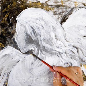 Painting An Angel 😇😺 Easy Abstract Art | Paintify