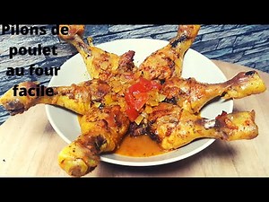PILONS DE POULET AU FOUR FACILE