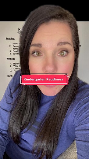 Kindergarten Readiness Checklist for 4 Year Olds