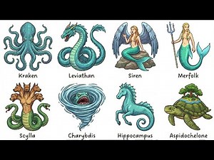 Every Mythical Sea Creature Explained in 21 Minutes