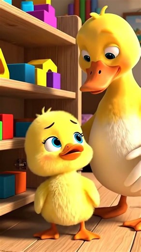 Chirpy lost his favorite toy… But Dad came to help!Short#Chirpy#KidsAnimation#cartoon #CuteDuck