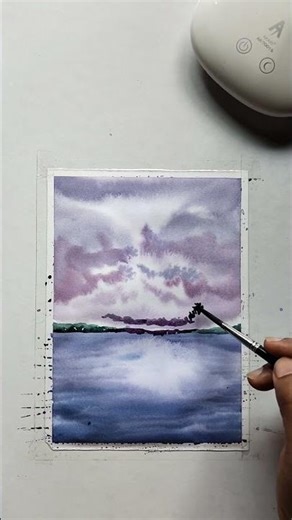 Easy watercolor painting.