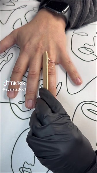 Las Vegas Wedding Ring Tattoo Ideas