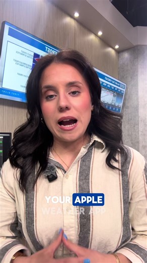 Delete your apple weather app, download an app run by meteorologists to get the best forecast #winterweather #snow #freezingrain #myrtlebeach #meteorologist @WMBF News