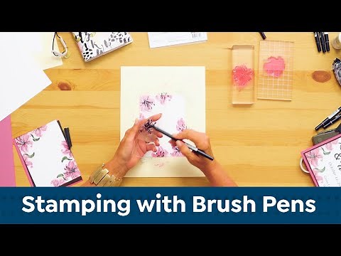 Brush Pen Stamping DIY | HSN Gets Crafty