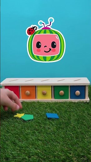 Sorting Shapes and Colors! 🎨 #learnshapes #cocomelon #kidscartoons