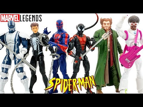 Marvel Legends Uncanny Spider-Man, Spider-Man 2099, Spider-Venom, Owl, Hypno-Hustler & Cardiac!