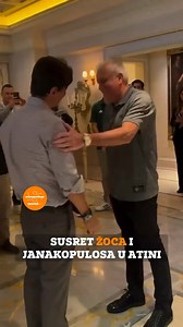 14K views · 1.7K reactions | Prvi čovek Panatinaikosa Dimitris Janakopulos dočekao je i srdačno pozdravio trenera Partizana Željka Obradovića! Košarkaši Partizana doputovali su u Atinu na turnir “Pavlos Janakopulos”. Mečevima protiv Panatinaikosa i Efesa crno-beli će završiti pripremni period.  Basketball Sphere #partizan #kkpartizan #zeljkoobradovic | Sportal.rs | Facebook