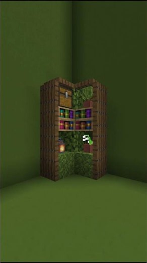 Cute and customizable shelf! #minecraft #gaming #minecraftbuilding #minecrafttutorial