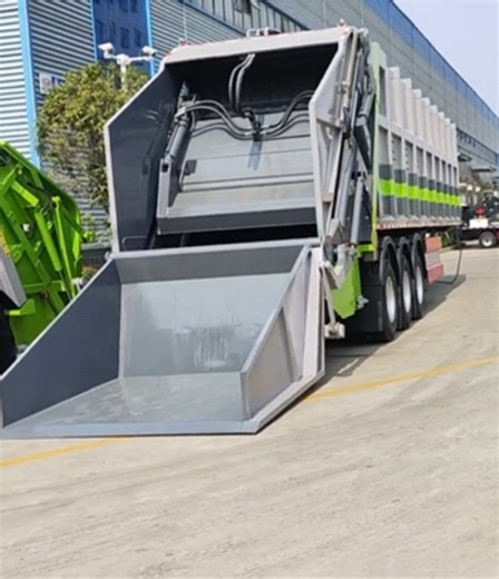50CBM Semi-Trailer Compression Garbage Truck