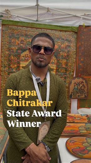 Patta Chitra - An ancient storytelling art from Odisha (and Bengal), Pattachitra literally means patta (cloth) chitra (picture). These paintings are made on treated cloth using natural colours and fine hand-drawn lines, and they usually narrate mythological stories—especially of Lord Jagannath, Krishna Leela, Ramayana, and folk tales. Every inch is detailed, borders are ornamental, and there’s no empty space—because the story must feel complete. And this is what makes Pattachitra even more speci