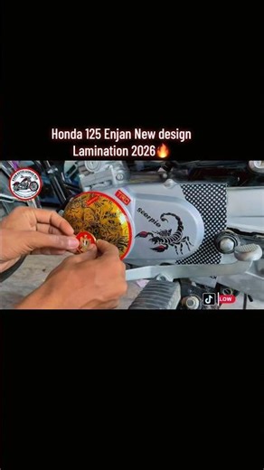 Engine Sticker Kit Honda 125 New Design 2026 🔥 Full Modified Look #sticker #honda #kit #shorts