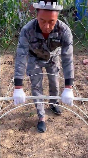 Build a Greenhouse in Minutes?! Genius DIY Garden Arch Hack 🌿