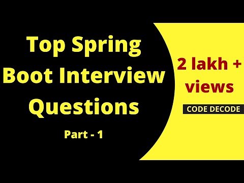 Spring Boot Interview Questions and Answer | Most asked / Tricky Interview Questions | Code Decode