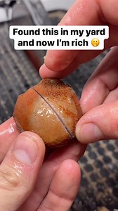 293K views · 594 reactions | I’m glad I got my metal detector or I never would have found this cool rock in my yard which changed my life for good #amazing #rock #diamond #rockhounding | Struggle Vids | Facebook