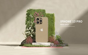 【C4D教程】不止一点帅！火爆iphone13手机场景渲染教程！
